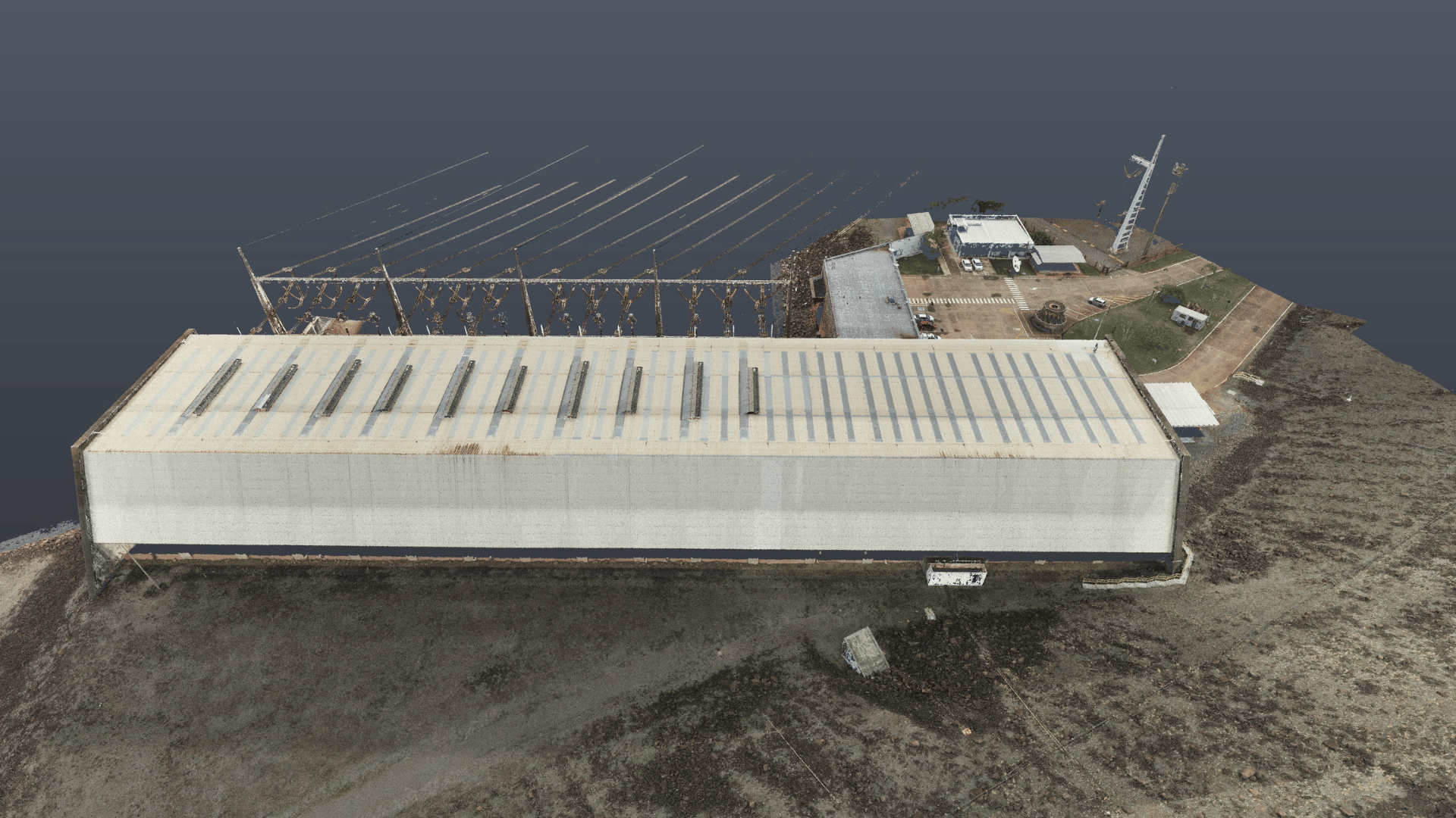 nuvem de pontos uhe capivara